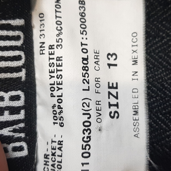 Women's Blazer Size 13 BYER TOO CALIFORNIA grey and black color Herringbone - Picture 7 of 12